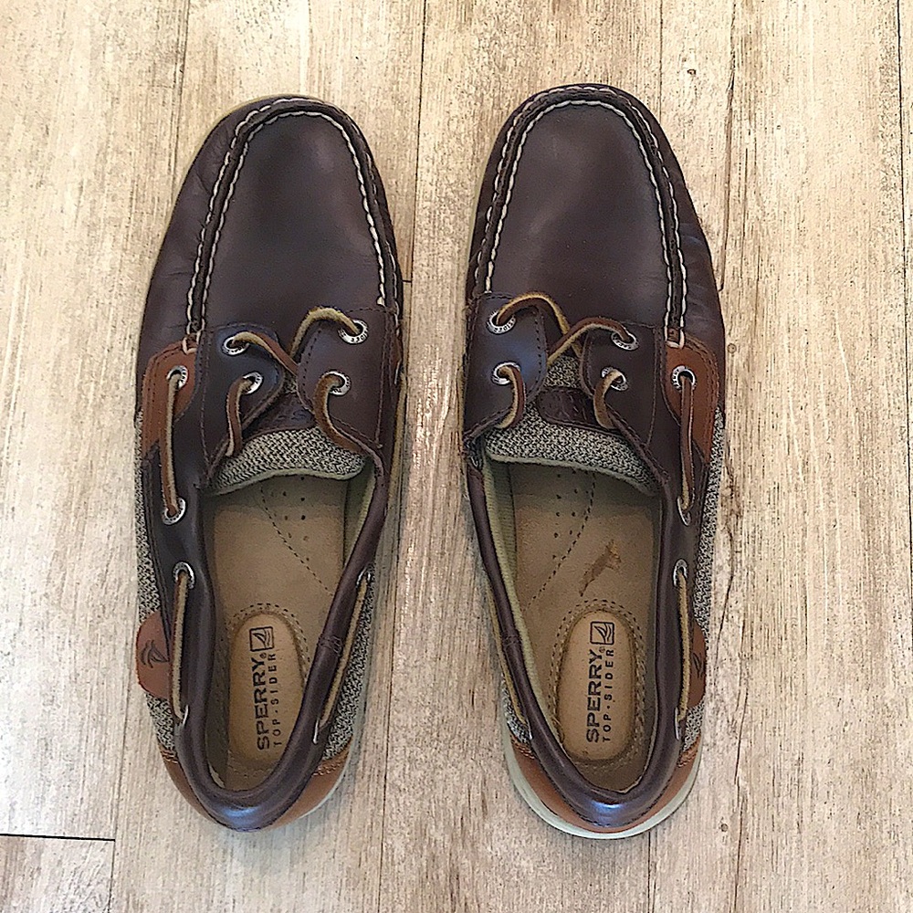 Sperry Boat Shoes, Women's Size 8, Dark Brown Cho… - image 1